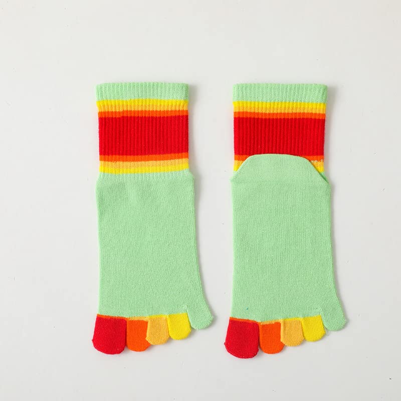 Kids Five Finger Full Toe Socks Colorful Separated Toe Cotton Ankle Socks for Boys Girls2