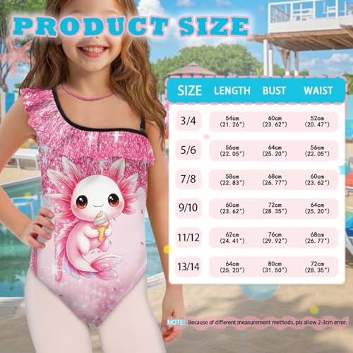 Image of Yzaoxia Girls One Piece Swimsuits Bathing Suit for Kids Swimwear 3-14Y