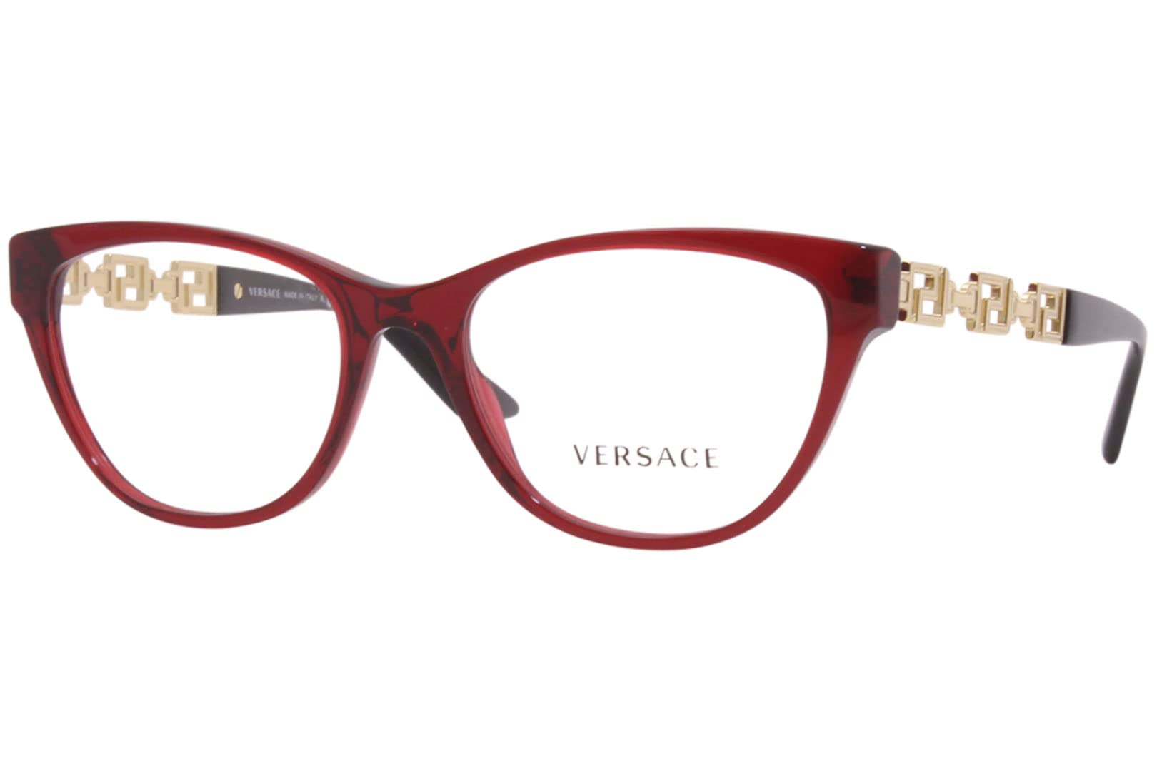 Eyeglasses Versace VE 3292 388 Bordeaux Transparent