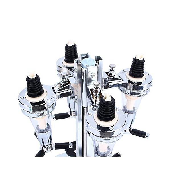 4 Bottle Rotating Stand, Rotating Drinks Dispenser, Bar Drinks Optics Set Revolving Liquor Spirit Dispenser, Premium Aluminium Rotary Design - Image 5