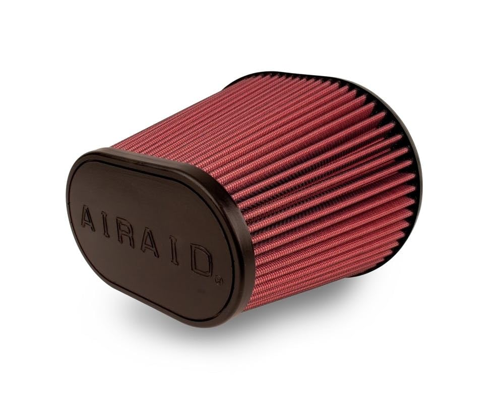 Airaid 720-472 Universal Clamp-On Air Filter: Oval Tapered; 6 Inch (152 mm) Flange ID; 9 Inch (229 mm) Height; 10.75 Inch x 7.75 Inch (273 mm x 197 mm