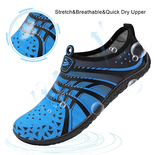 Spesoul Womens and Mens Water Shoes Breathable Quick Dry Soft Barefoot Aqua Socks for Hiking Swim Beach Surf Yoga Sport4