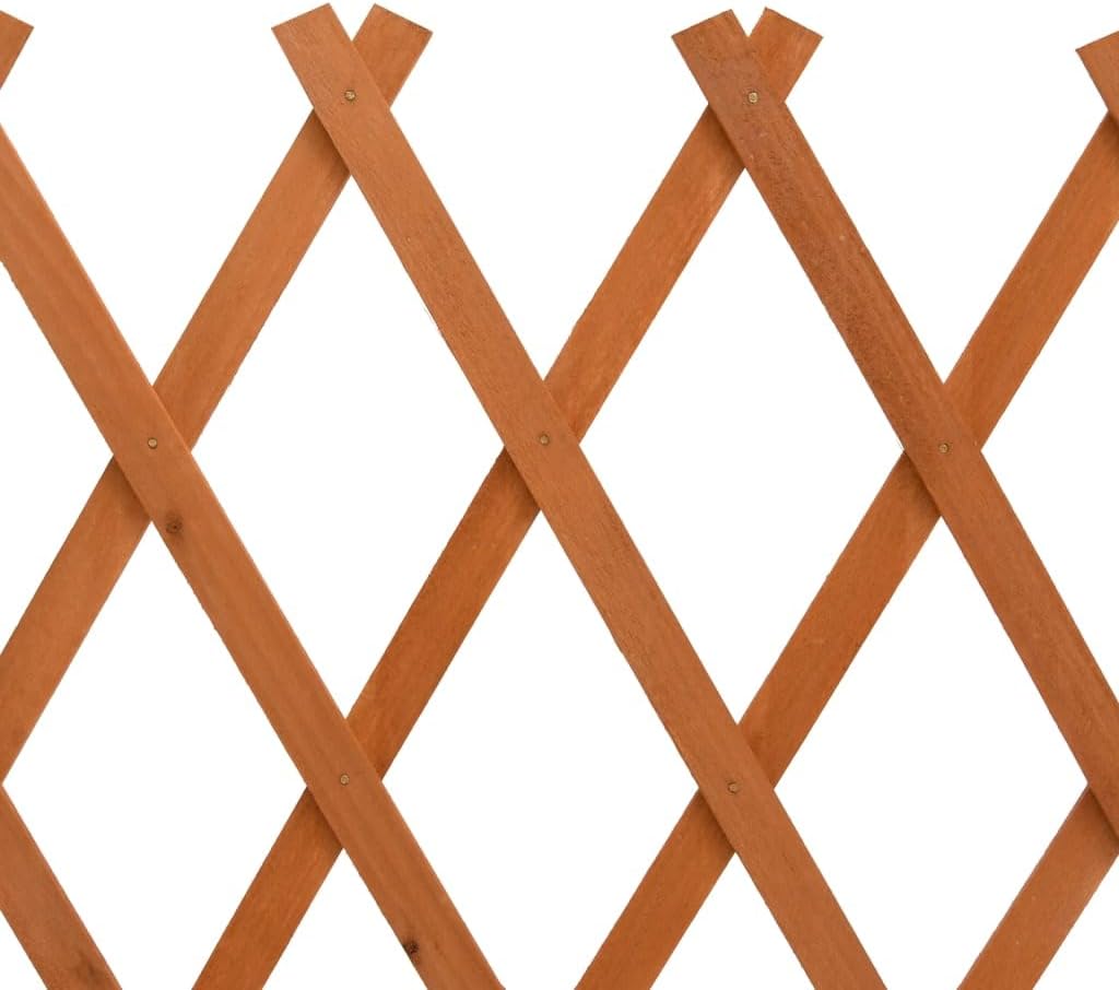 Garden Trellis Fence Orange 47.2"x23.6" Solid Firwood