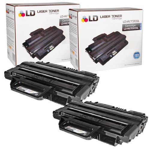 LD Compatible Toner Cartridge Replacement for Samsung MLT-D209L High Yield (Black, 2-Pack)