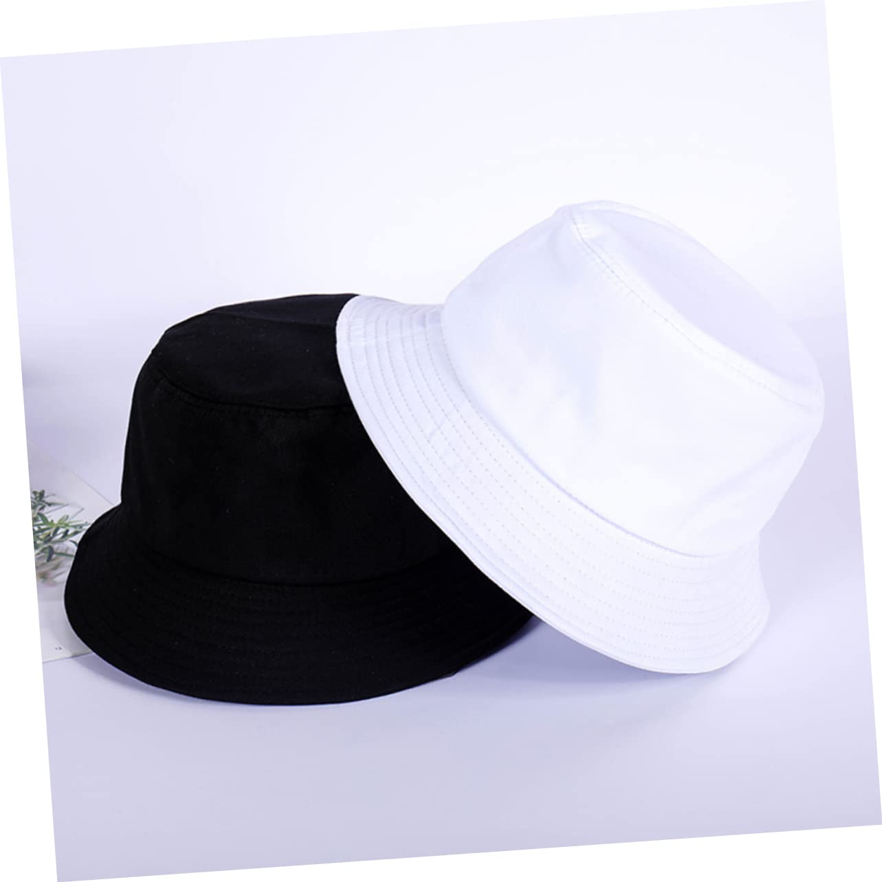 GALPADA Summer Bucket Hat Wide Brim for Women Men Uv Blocking Sun Hat for Outdoor and Beach White