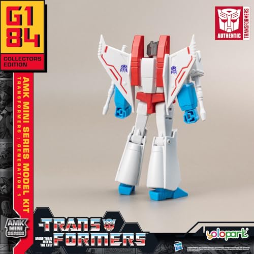 Starscream Transformer Toy,4.33 Inch Transformers G1 Action Figures,Highly Articulated No Converting Transformers Model Kit,Transformer Toys for Kids Age 8 and Up - Image 3