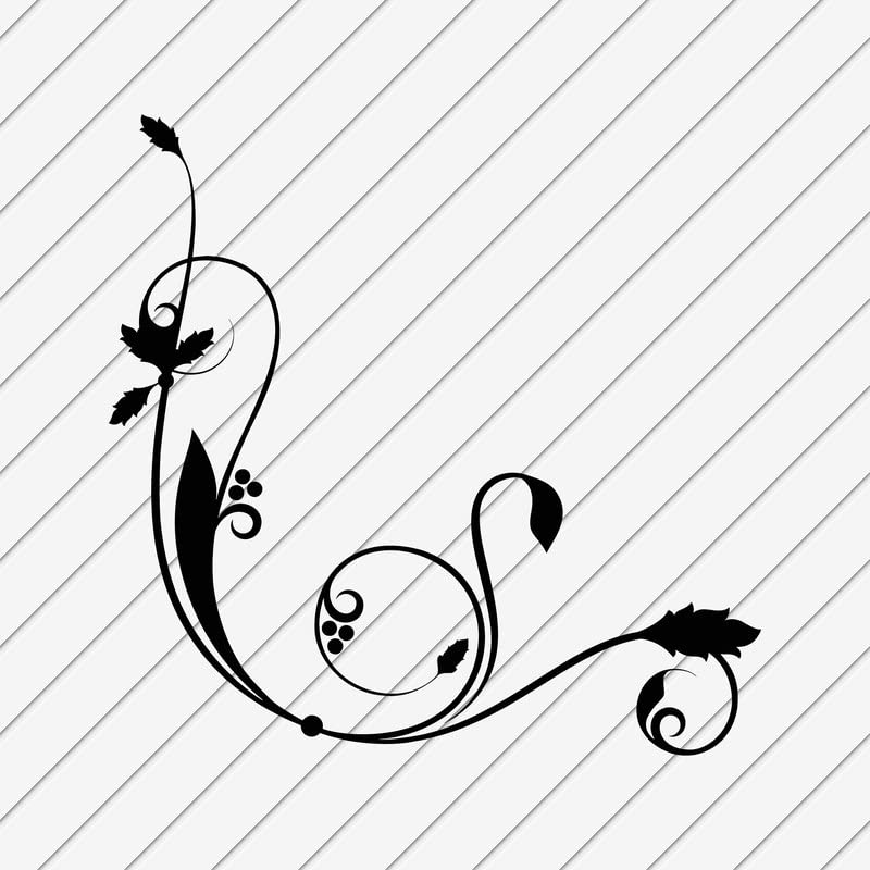 Swirl Wall Decals Vinyl Stickers | Ornamental Flourish Floral Decorative Vine Silhouette | Home Kitchen Bedroom | Cars Window Laptop Tumbler | Shop Store Girls Boys Kids Nursery Room Decor DMSV1252