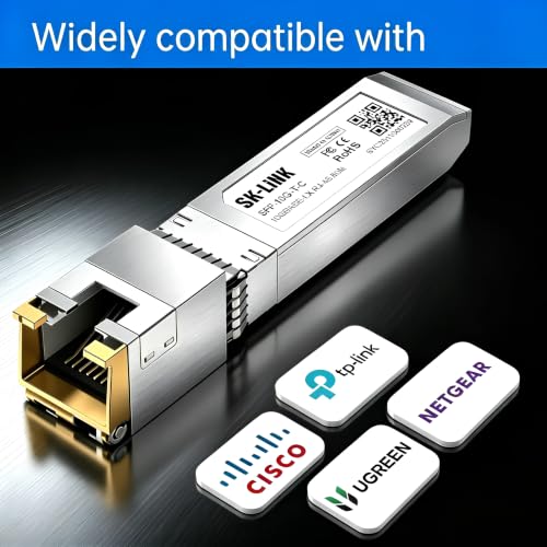 Image of 10GBase-T SFP+ to RJ45 Transceiver 10G Copper SFP Module Up to 30m