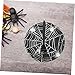 ABOOFAN Disposable Halloween Dinnerware Set Paper Plates Napkins Forks for Festive Party Supplies for Spooky Gatherings Easy Cleanup Set