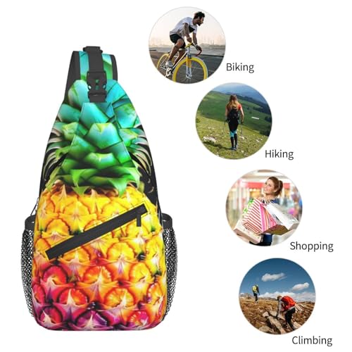 Bolso cruzado Colorful Fruit estilo bandolera para hombres y mujeres miniatura 6