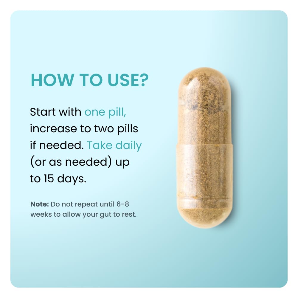 Mila Miamor 15 Day Cleanse - Gut and Colon Support - Advanced Gut Cleanse Detox for Women & Men with Senna, Cascara Sagrada & Psyllium Husk - Non-GMO - Made in USA - 30 Capsules