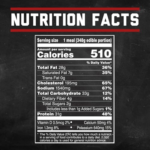 Miniatura 8 de Banquet MEGA Meats Original - Pollo crujiente con puré de papas, comida congelada, 14.25 onzas