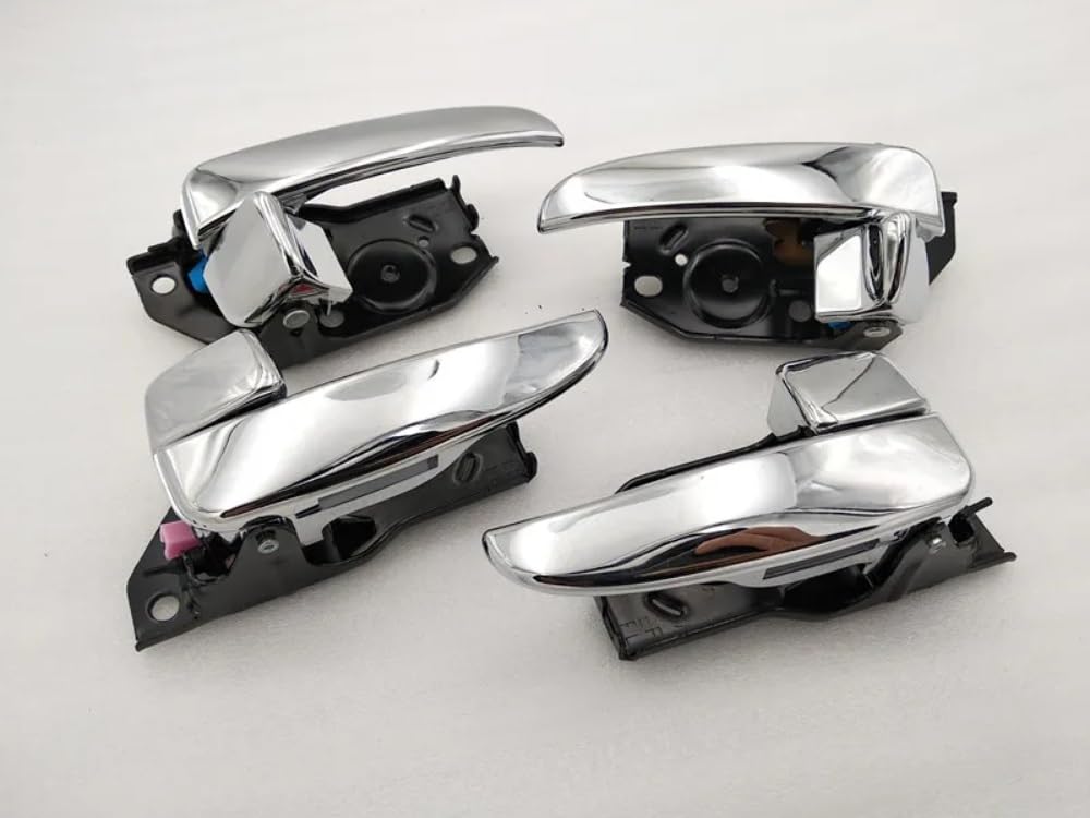 Hrtlss Front Right Door Pull Handle Inner Trim For Sonata 2002-2005 826103D010 826203D010 Silvery Front Inside Inner Door Handle Rear Lh Rh(Front Right)