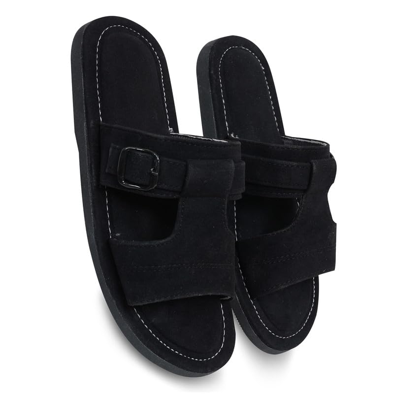 Image of DFR Sandals for Men, Daily Use Comfortable Ethnic Rajasthani Mens Slippers