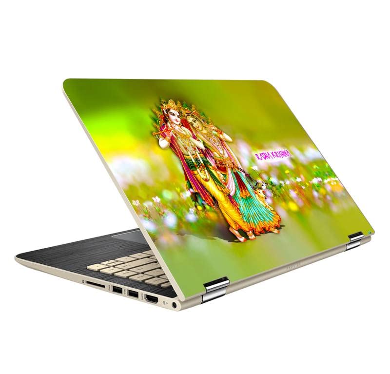 Glossy Designs Laptop Skin Sticker Laptop Cover Laptop Skin 15.6 inch Sticker Compatible with Dell/HP/Lenovo/Acer/Sony All Laptop Size Upto 14 to 15.6 Inch- Radha Krishna (B09SQ2LJXB) Amazon Price History, Amazon Price Tracker