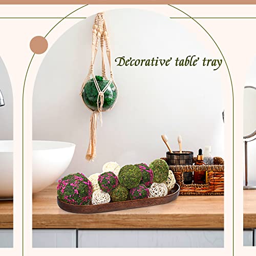 18 Pcs Moss Decorative Balls Wicker Rattan Cord Balls Set, Vase Bowl Filler Balls Hanging Balls For Christmas Centerpieces Home Tree Garden Wedding Party Coffee Table #TOP4