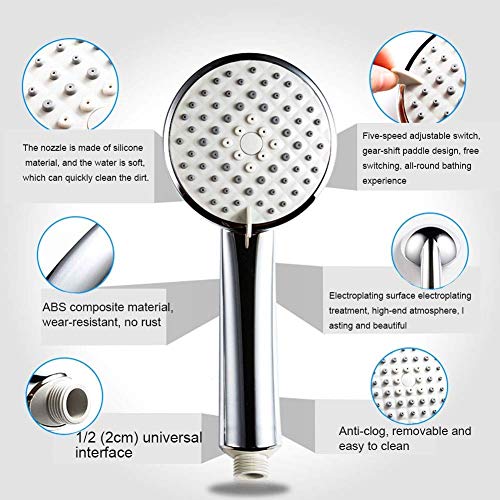 Pommeau de douche haute pression contre le manque de débit d'eau - 5