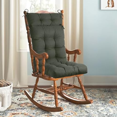 ROFIEJOX Rocking Chair Cushion Set Cover
