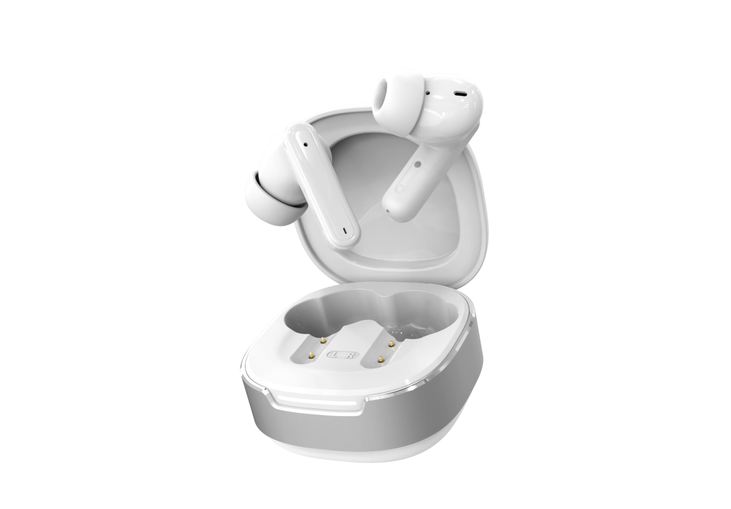 TCHWireless Earbuds D6 Sound Hunt Hybrid Noise Cancellation Bluetooth 5.4 Wireless, ANC ear buds 6-Mic ENC 45H Playtime, AI crystal-clear calls 13mm driver, Dual Connection, earphones iPhone Android