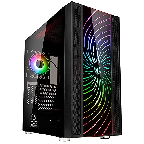 Boîtier Moyen Tour E-ATX Unity Adapt RGB Noir avec Panneau Vitré