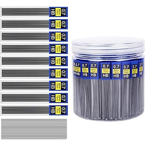 Morepack 840 Pieces Mechanical Pencil Refills Cover