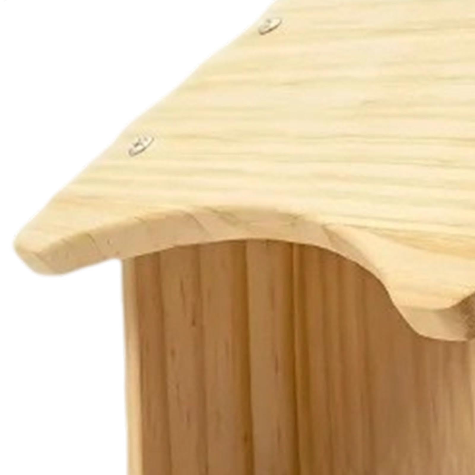 Maison À Oiseaux Nid De Reproduction En Bois Naturel
