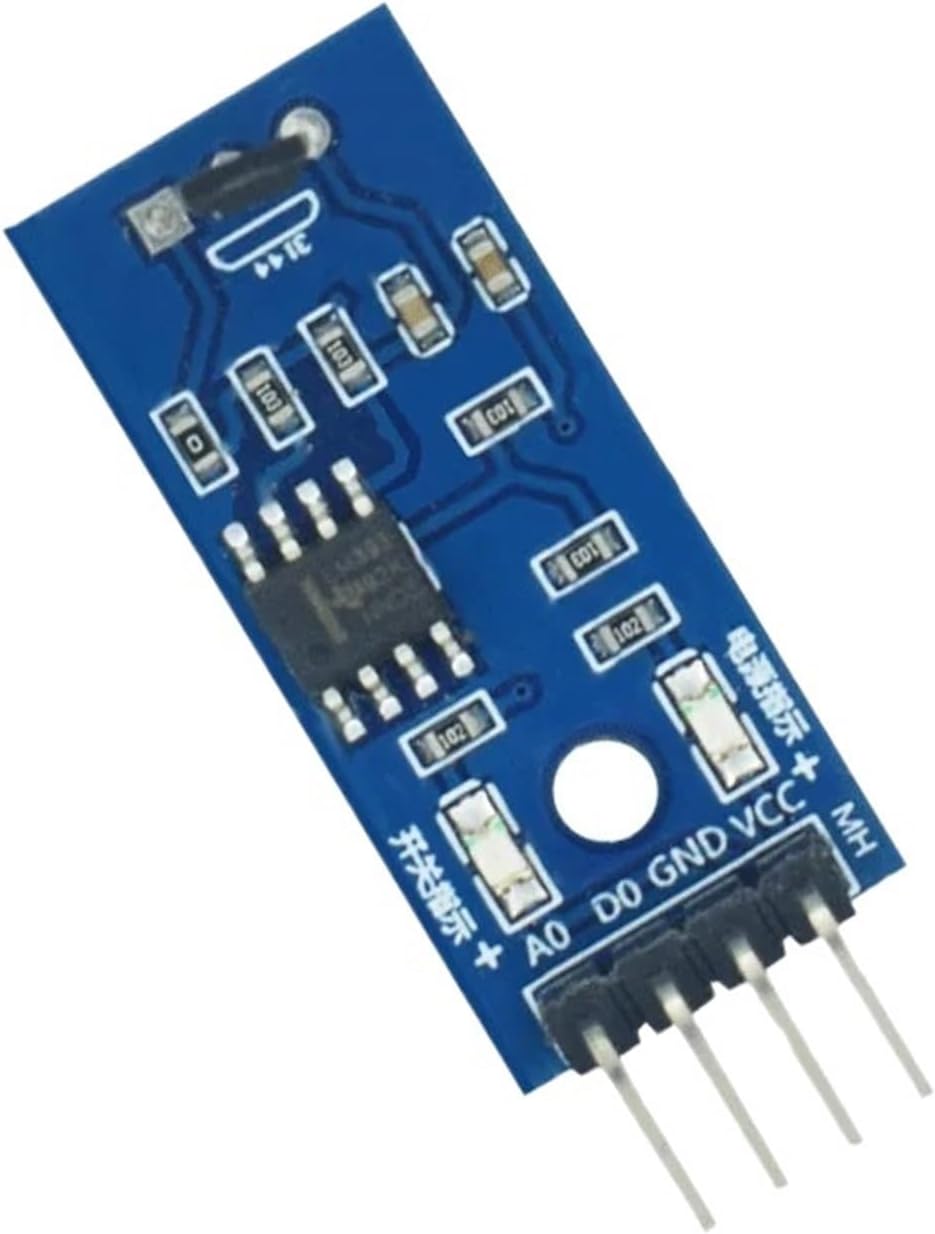 5PCS LM393 3144 Hall Sensor Module Hall Effect ​​Sensor for Speed Measurement Counter Hall Effect Position Sensor