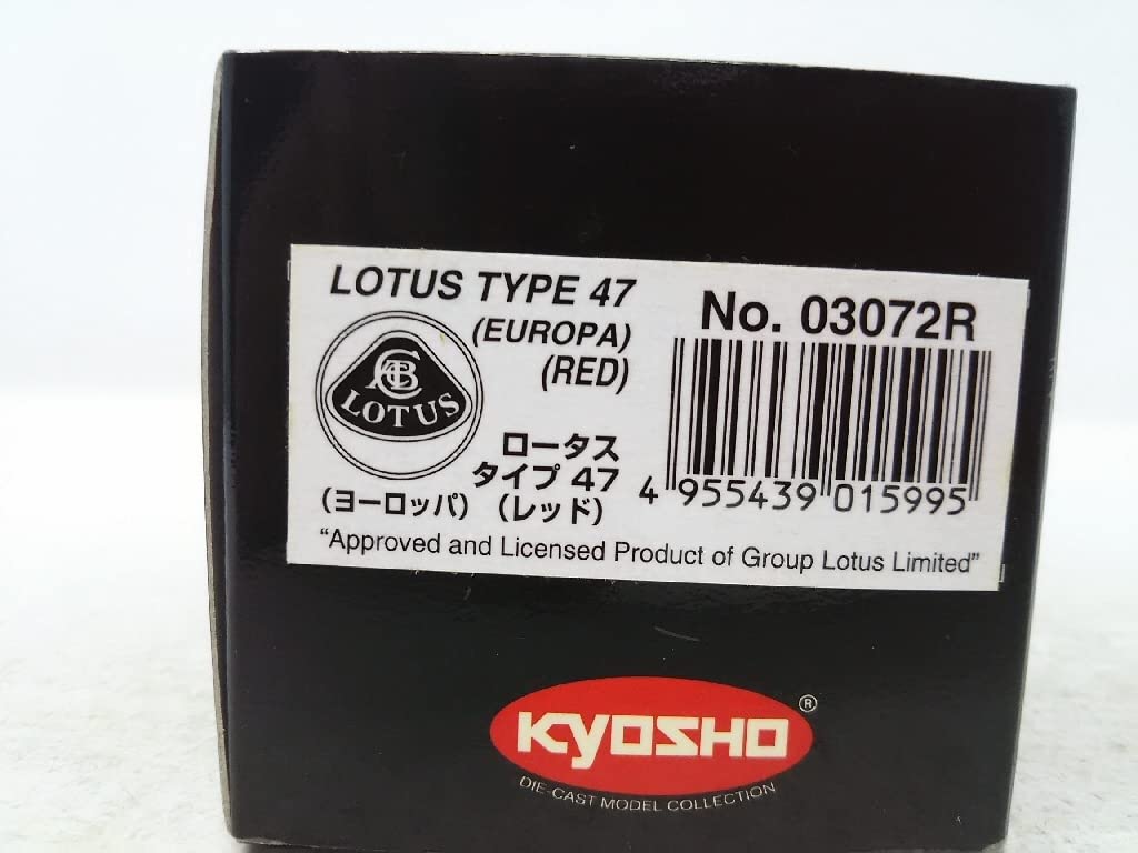 Amazon | 京商『1/43 LOTUS TYPE 47 EUROPA レッド ロータス