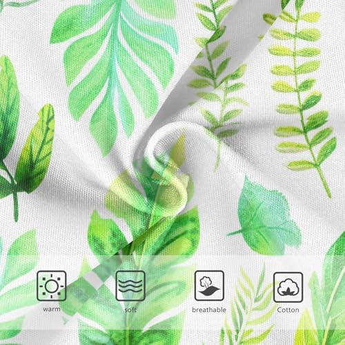 Joisal Watercolor Green Leaves Girls Underwear Toddlers 2t Cotton Panties Little Girl Florals Briefs Underpants3