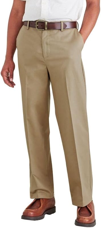 Relaxed Fit Signature Iron Free Khaki Pants para hombre