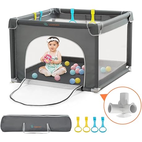 COMOMY Playpens for Babies in Small Space