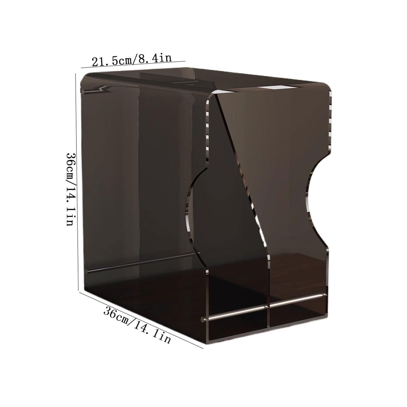 Support de disques Présentoir de table multifonctionnel en acrylique for boîtiers CD et disques vinyles