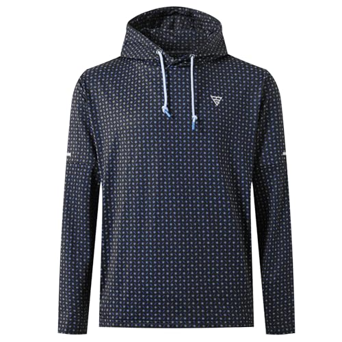 Image of M MAELREG Hoodies for Men Golf Fleece Hooded Sweatshirts Dry Fit Athletic Lightweight Casual Midlayer Mens Hoodies Pullover