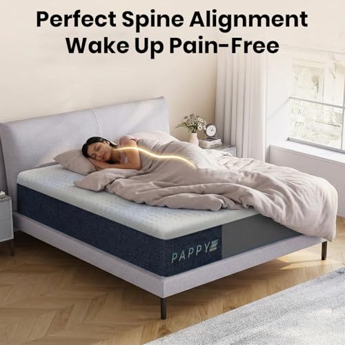 Image of ROMA PUF Pappy Dual Comfort Mattress | Anti Bacterial Mel Ion+ washabel Cover | Cooling Airwick 2D Layer | Ultimate Sleep Support | 7 Year Warranty (4 Inch, 72X72)