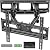 EconoMe TV Wall Mount for Most 26-65 inch tvs, Full Motion TV Mount Swivel and Tilt, Wall Mount Bracket Max VESA 400x400mm, Holds up to 99 lbs, Fits 12” 16" Wood Studs.
