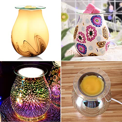 DBOO 4.5" Replacement Oil Warmer Dish Wax Melt Warmer Liner Dish Round Glass Dish Candle Wamer Bowl Plate Wax Tray for Scented Wax Aroma Therapy Lamp Electric Lamps Tart Warmers Wax Melter Wax Burner - Image 7