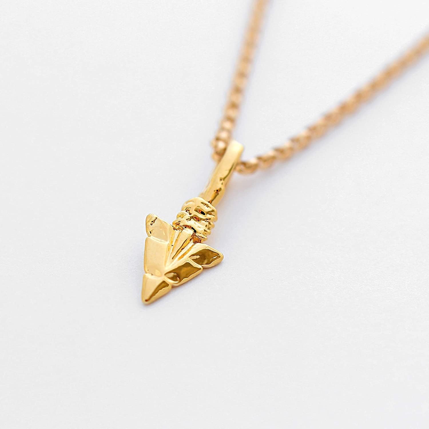 A Charmed Impression 14K Gold Arrowhead Tribe Necklace Set - Best Friend Gift - Image 4
