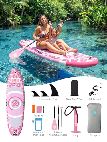 Image of Niphean 10' Inflatable Paddle Board, Ultra-Light SUP for Beginners