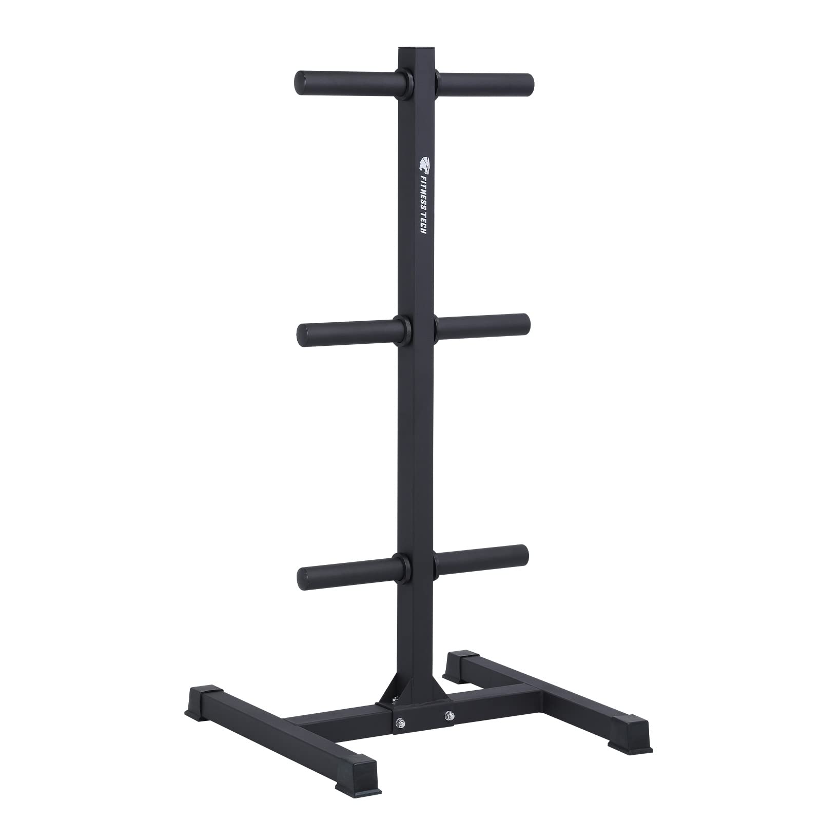 Soporte Vertical para Bumper Plates - Rack de Almacenamiento de Discos de 50 mm - Diseño Sencillo - 80 x 60 x110 Cm - 18 Kg