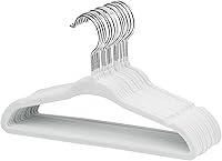 Vista 15 de ManGotree Perchas de terciopelo para bebé con gancho giratorio de oro rosa de 360°, colgador antideslizante de 11 pulgadas, perchas infantiles ultra