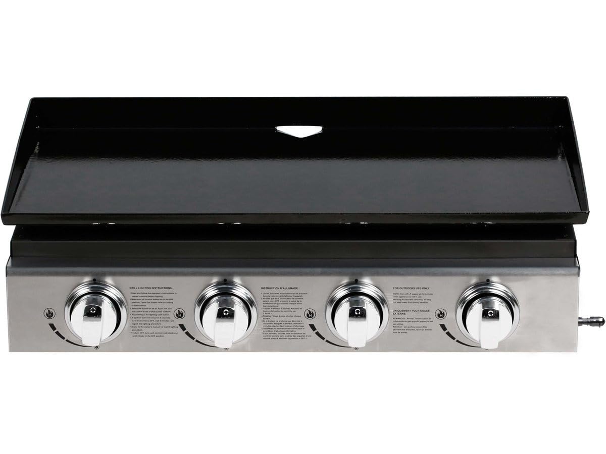 Plancha "Presto 4" - 4 fornelli - 9.7kW - Grigio