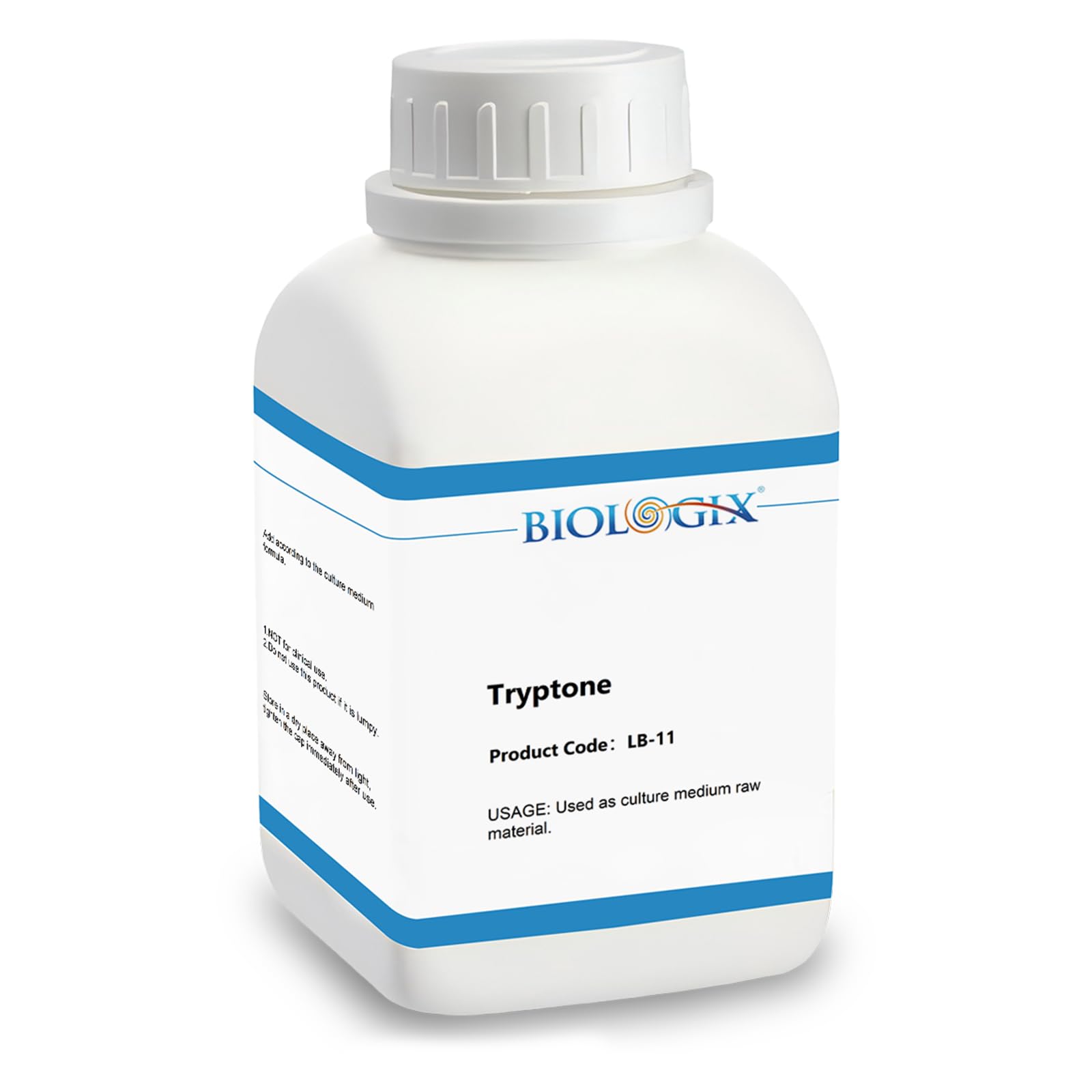 Tryptone Powder, pH 5.0-7.0, FMB Grade, Casein Tryptone for Laboratory Bacterial Culture, 500g/Bottle(1.1 lb.) Casein Peptone, 500g 1