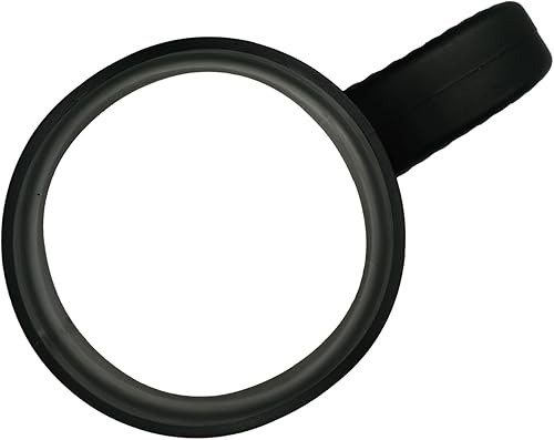 Miniatura 5 de Mango de vaso para vasos Yeti Rambler, Sic, Ozark Trail, Sic y más de 30 onzas, mango de vaso antideslizante para taza de viaje (negro)