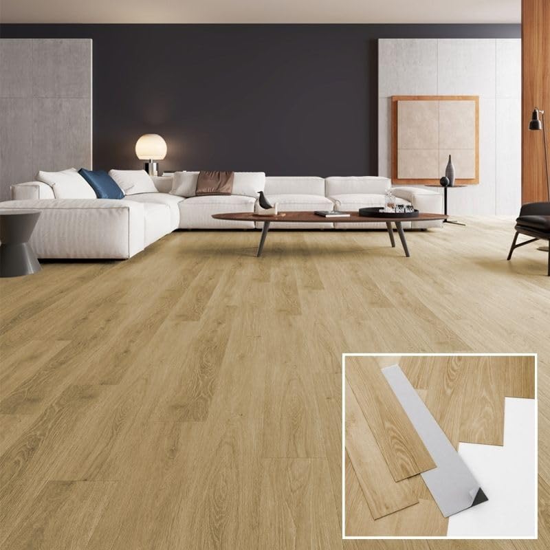 Pavimentos Arquiservi   Suelo Vinilo Autoadhesivo PVC   Pack 2 Cajas (10m²)   Diseño Roble Dorado   Impermeable y Antideslizante   Ideal para Hogar, Cocina y Baño