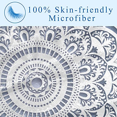 Couverture mandala douce pour des moments cocooning chaleureux - 4