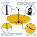 Newdora Paraguas Plegable Automático Impermeable 10 Armazones de Metal Compacto Resistencia contra...