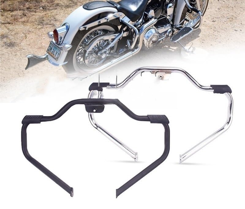 Pare-chocs moteur antichoc Softail FXST FXLR acier renforcé - 3