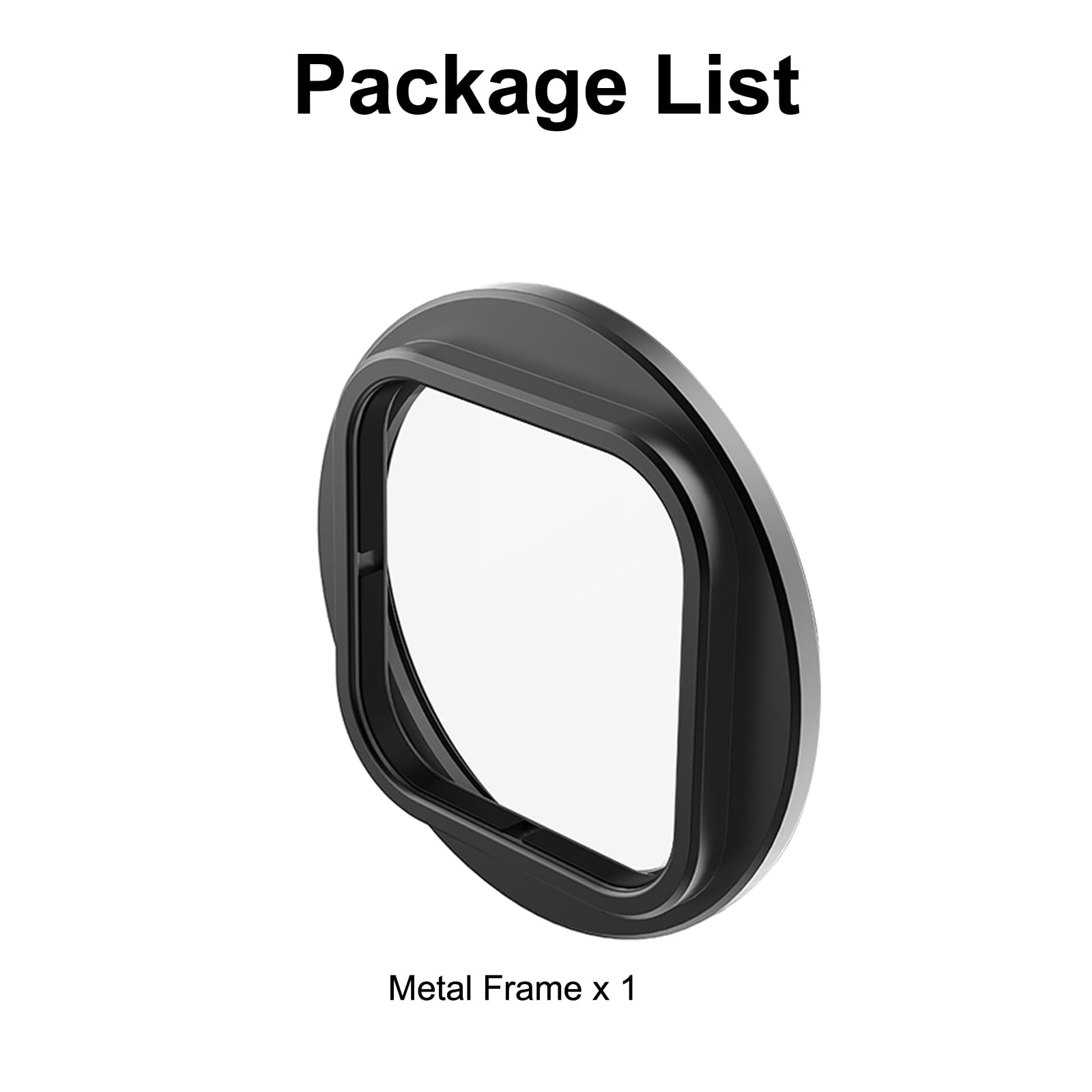 PULUZ Cadre d'objectif de Protection Objectif pour Insta360 Ace Pro 2, Support métallique de Filtre en métal pour filtres Ronds ND/CPL de 52mm