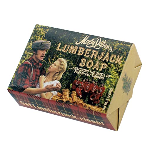 The Unemployed Philosophers Guild Monty Python Lumberjack Soap- Made in The USA, 2oz (56g) Travel...