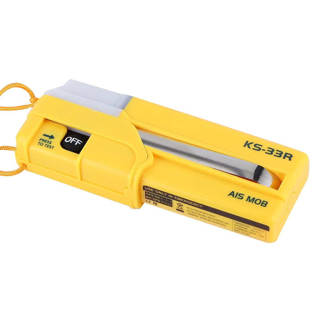 Balise de Localisation Personnelle Portable AIS‑MOB Gilet de Sauvetage de Survivant de Sauvetage à la Mer SOS GPS Outil de Survie en Mer